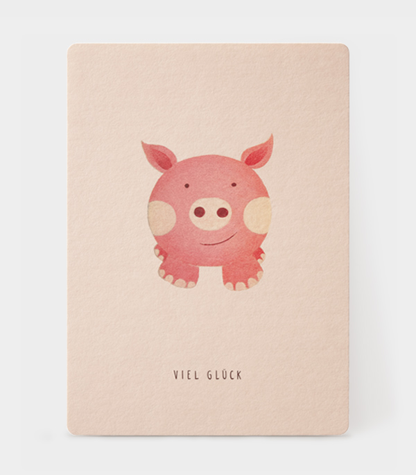 Viel Glück Schwein