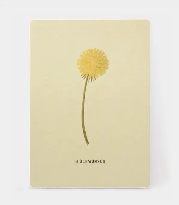 Glückwunsch Löwenzahn
