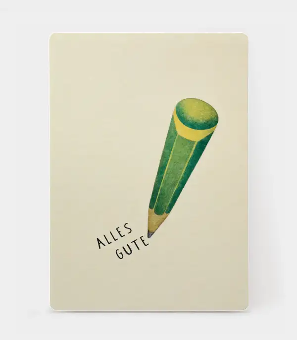 Alles Gute Bleistift